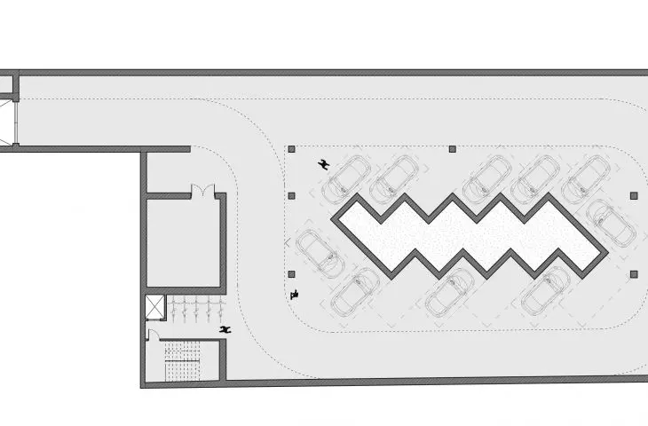 Centrum turystyczne w Neapolu, parking podziemny
