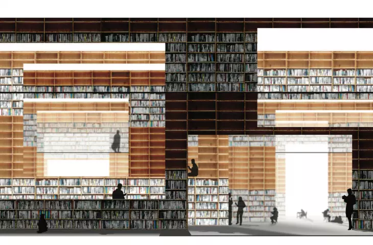 Library at Musashino Academy of Fine Arts