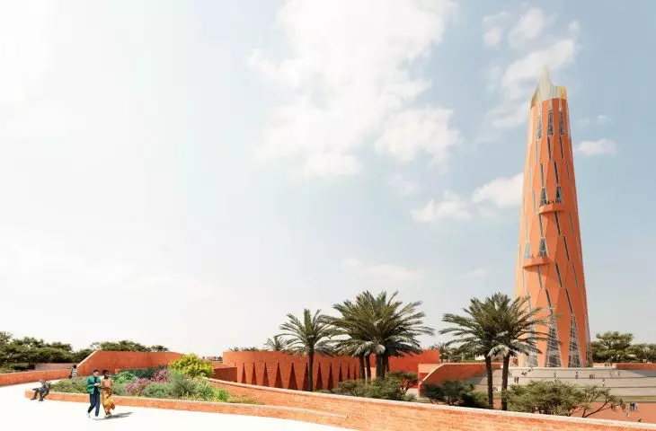 Mausoleum of Thomas Sankara in Ouagadougou - visualization 