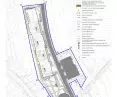 plan zagospodarowania terenu, skala 1.500