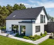 Braas Turmalin clay tile, anthracite color 