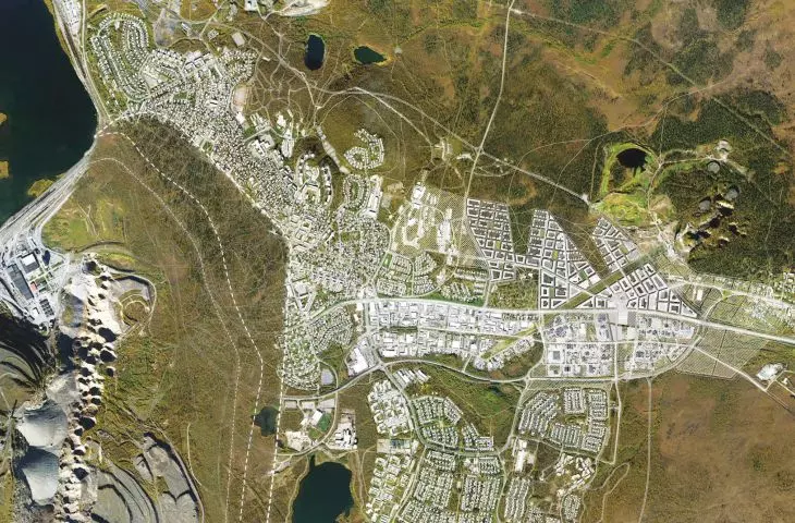 Kiruna, relokacja miasta wg masterplanu White Arkitekter