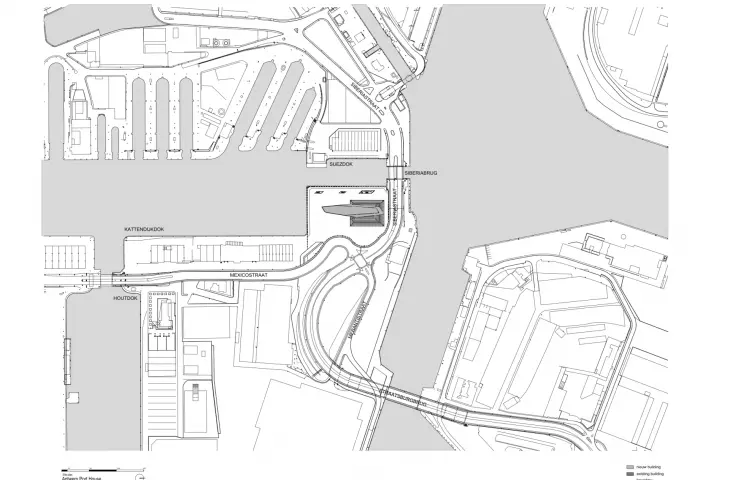 Port House in Antwerp - development plan 