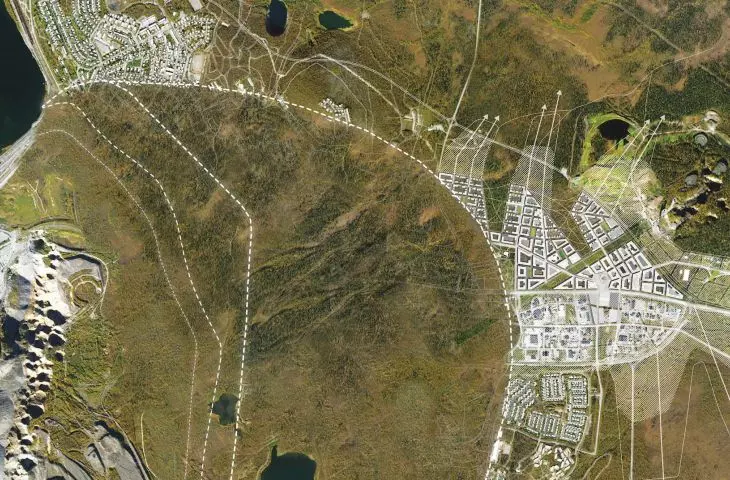 Kiruna, relokacja miasta wg masterplanu White Arkitekter
