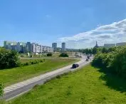 Zaspa. Lotnisko działało w tym miejscu do 1974 r. 