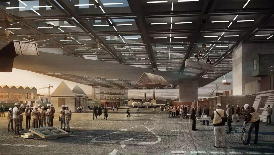 Nowa Kiruna –
przenoszenie miasta i mieszkańców © White Arkitekter