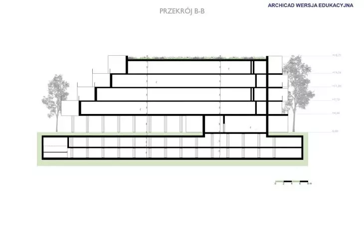przekrój B-B