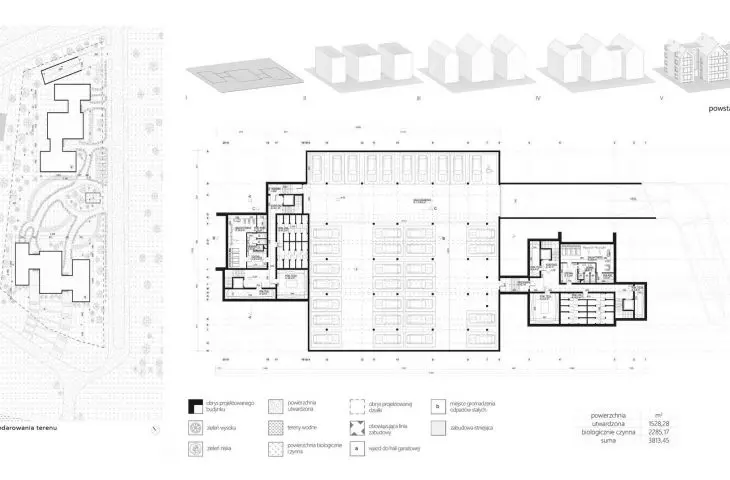 plan zagospodarowanie terenu, schemat, rzut