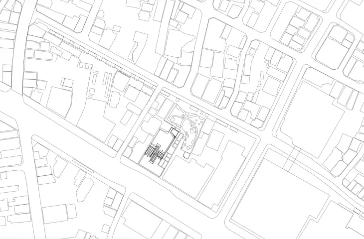 Hotel Shiroiya w Japonii – plan zagospodarowania przestrzennego 
