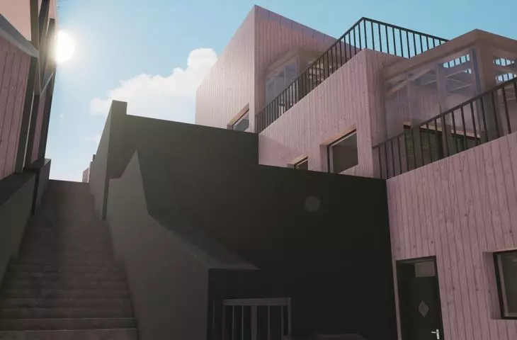 terrace buildings