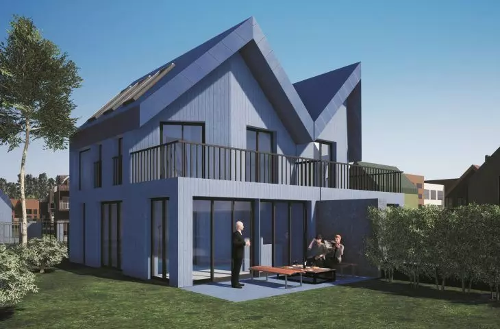 small house semi-detached bunkhouse