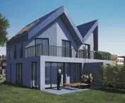 small house semi-detached bunkhouse