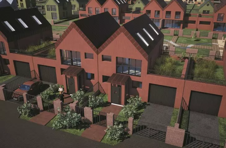 small terraced house