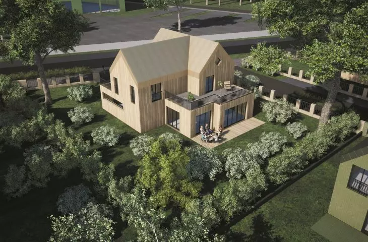 standard detached house large