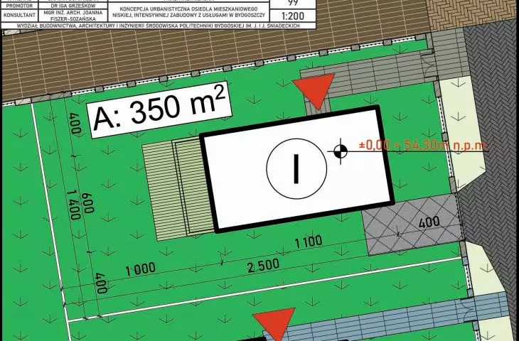 site plan - small detached house