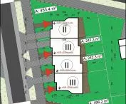 site plan - terraced houses