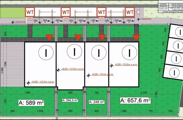 site plan - terrace houses