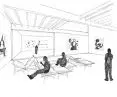 illustration - art gallery