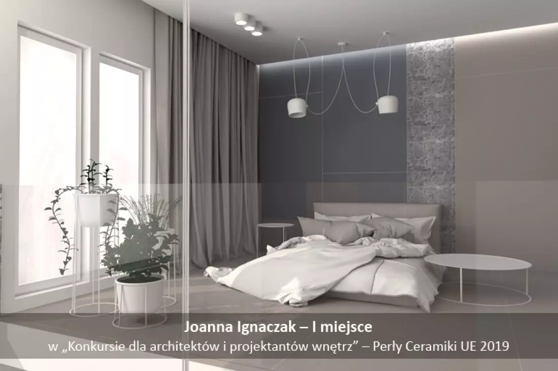  I miejsce, wizualizacja sypialni 