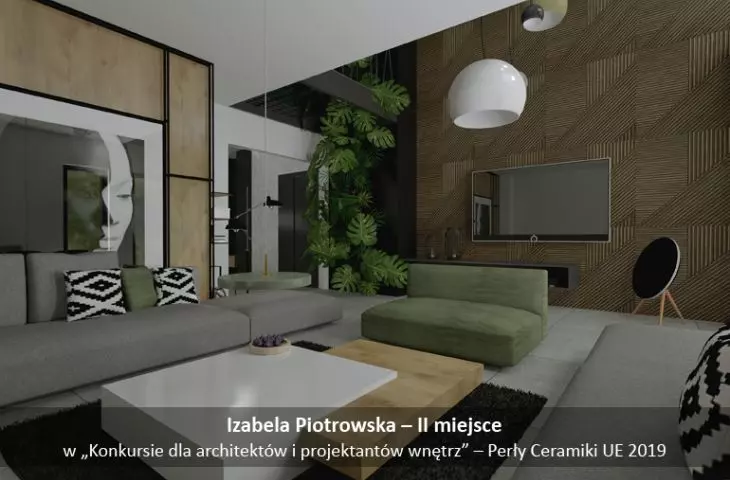 Second place, visualization of the salon