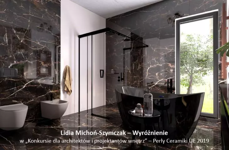 Wyróżnienie, wizualizacja łazienki