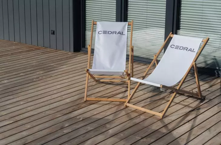Cedral Click Smooth fiber-cement boards on the facade of a frame house