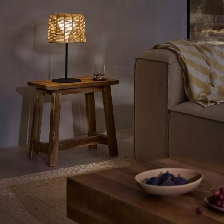 Warm light can transform any space - even the smallest balcony 