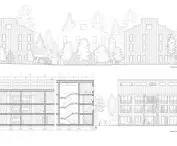 west and south elevation