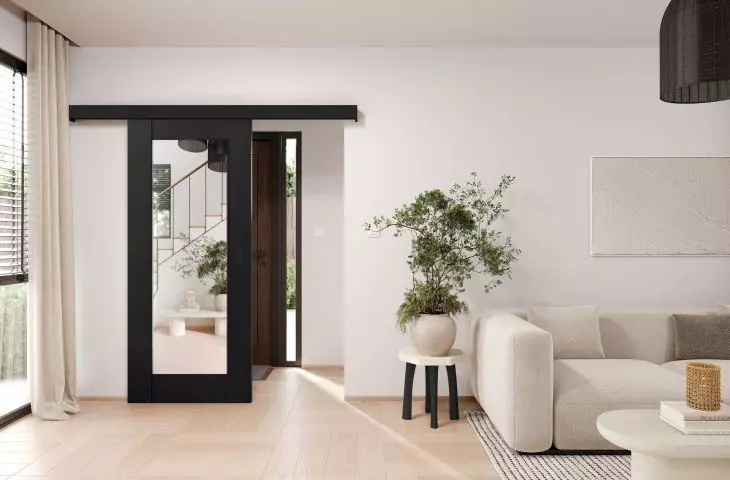 The Tago model in the option with a mirror will allow you to optically enlarge the space while maintaining an elegant appearance. 