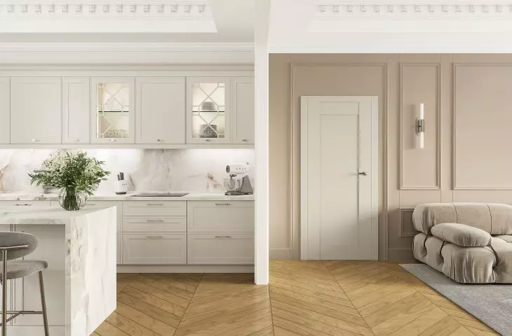 The Tago model in the sashless version is an example of modern and timeless design. 