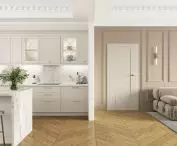 The Tago model in the sashless version is an example of modern and timeless design. 
