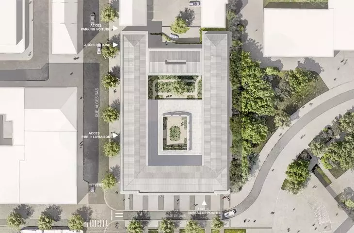 Revitalization of the post office in French Brest