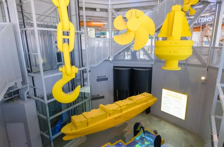 Portlantis tourism and exhibition center in Rotterdam