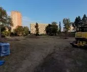 plac Waryńskiego / pętla Ogrody - początek prac, sierpień 2024