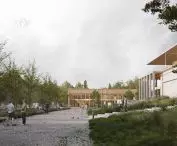 The winning concept for the design of the Stadium at 5 Wawelska Street in Warsaw