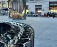 'Whispers' ('Whispers') installation by Oskar Zięta in London