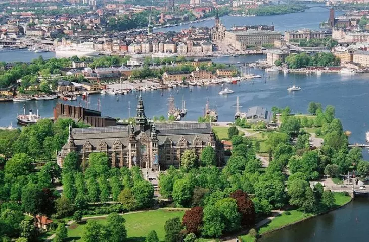 Wyspa Djurgården w Sztokholmie