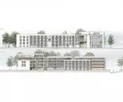 view of the east and west elevations