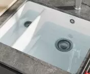 Ceramiczne zlewozmywaki podwieszane KubusX Fraceram