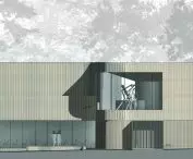 Center for Cultural Initiatives in Komorovo - western facade 