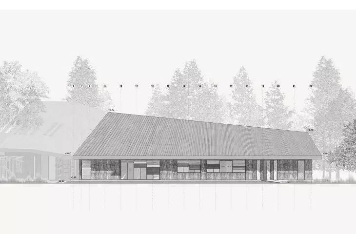 west elevation