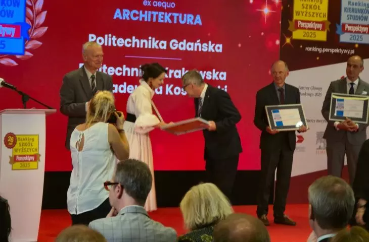 award for the Faculty of Architecture of Gdansk University of Technology