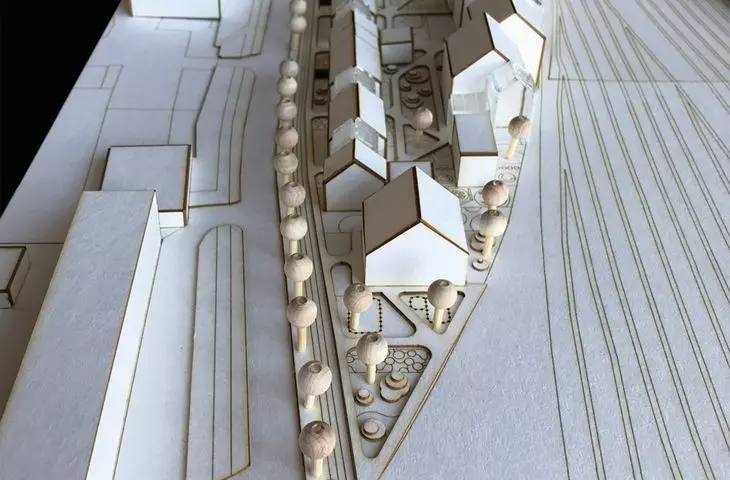 mock-up, bird's eye view of the estate