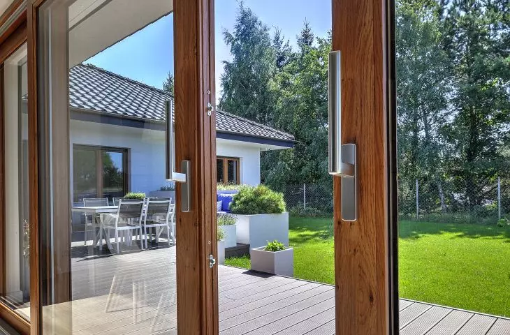 Drzwi podnoszono-przesuwne Patio HST 76 - dwukomorowa szyba SUPERtermo