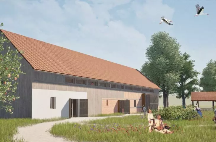 Adaptation of a barn into a multipurpose hall in Nowa Wieś Wielka