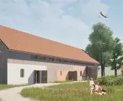 Adaptation of a barn into a multipurpose hall in Nowa Wieś Wielka