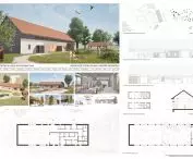 Adaptation of a barn into a multipurpose hall in Nowa Wieś Wielka 