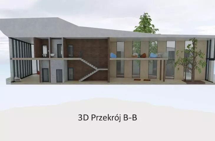przekrój B-B