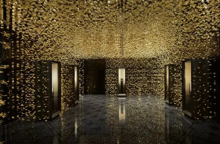 przestrzeń muzealna Al Thani Collection  w Hôtel de la Marine, Paryż, Francja, 
