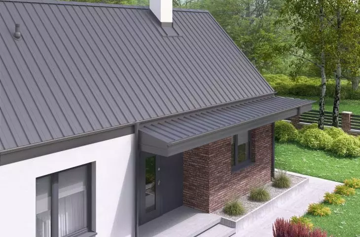Protecting and finishing sheet metal roofing